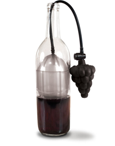 Air Cork - Wine Preserver (Charcoal) + FREE pack of (3) spare balloons - an $8.00 value - FREE when you order here.  NEXT SHIP DATE 5.22.24