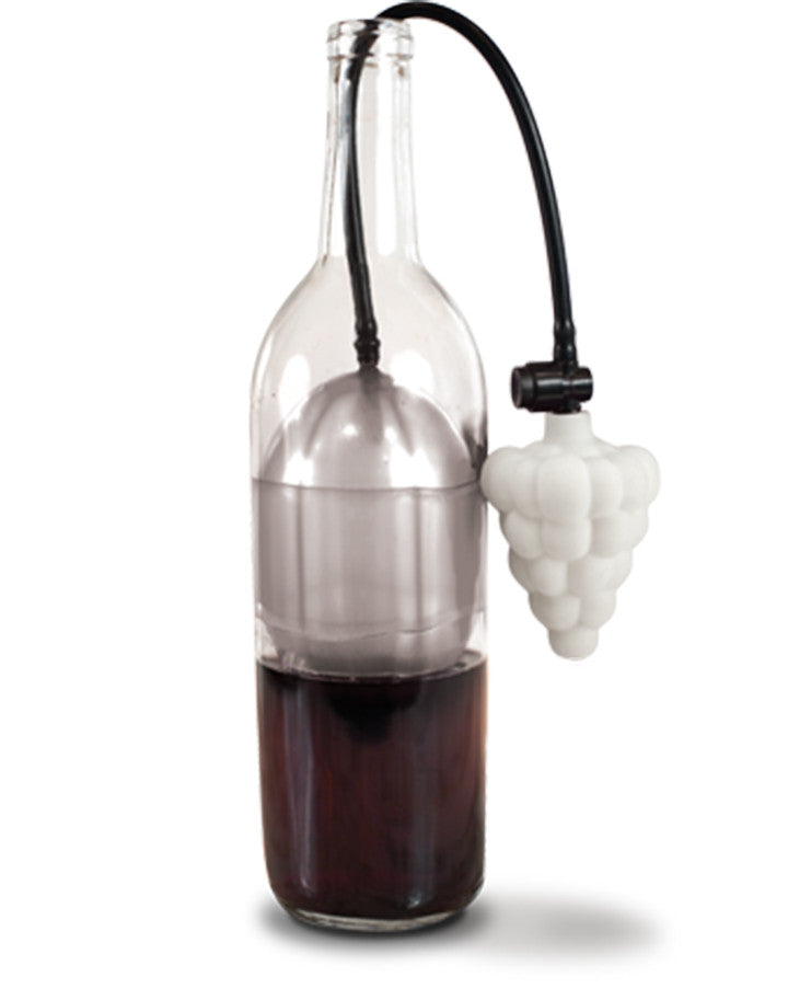 Air Cork - Wine Preserver (White) + FREE pack of (3) spare balloons - an $8.00 value - FREE when you order here.   ** WILL SHIP May 7th.